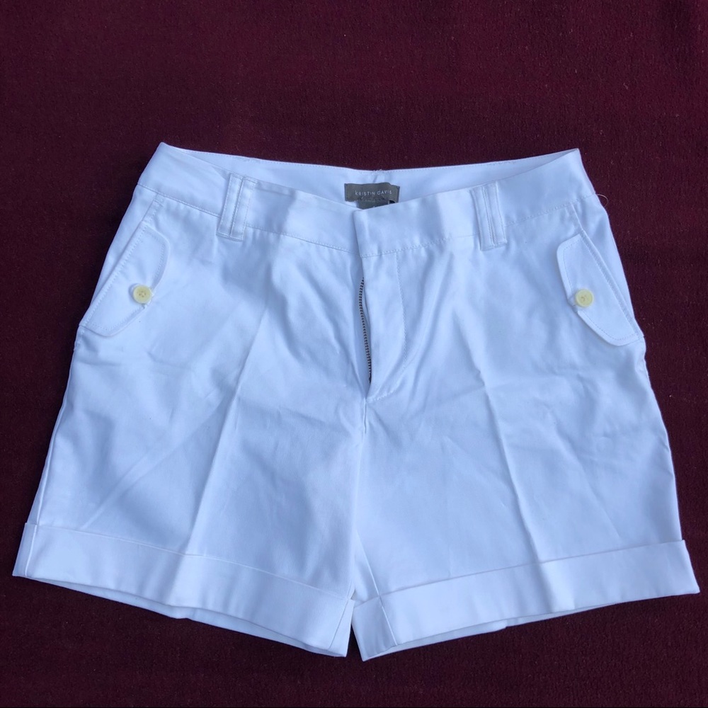 NWT Kristin Davis White Shorts Size 4